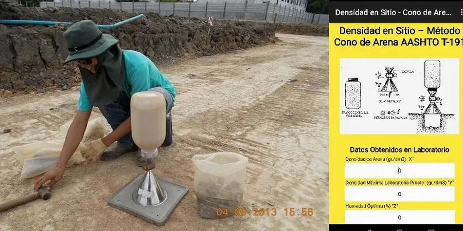 Ensayos in situ en La Pintana